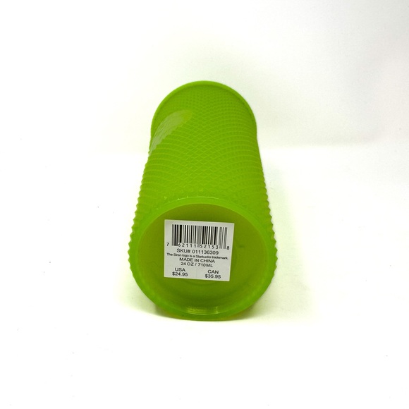 NEW 2022 Starbucks Halloween Glow in the Dark Lemongrass Bling Cold Cup 24 oz - Picture 2 of 4